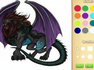 Игра Оцветяване на книгата: Himmer Dragon онлайн