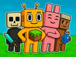 Игра Спърни в света на Minecraft онлайн