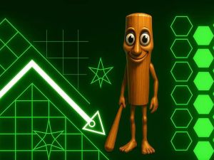 Игра Tung Tung Sahur: Dash Geometry онлайн