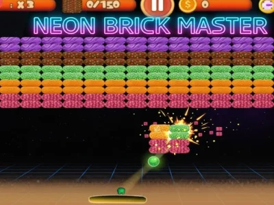 Игра Neon Bricks: Master of Destruction онлайн