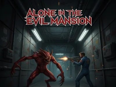 Игра Сам в зловещо имение онлайн