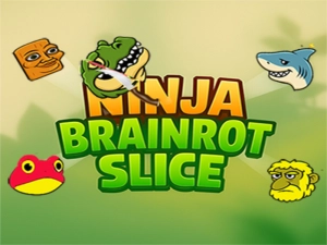Игра Brainrot Ninja нарязващи филийки онлайн