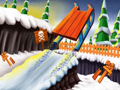 Игра Snow Racer 3D Носталгия онлайн