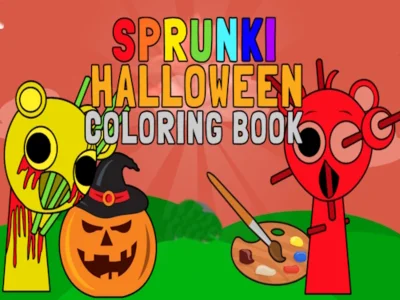 Игра Книжка за оцветяване: Sprunks Хелоуин онлайн Игра Книжка за оцветяване: Sprunks Хелоуин онлайн