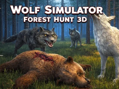 Игра Wolf Simulator Forest Hunting 3D онлайн