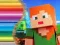 Игра Оцветяваща книга за Minecraft онлайн