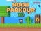 Игра Noob: Паркур 2D онлайн
