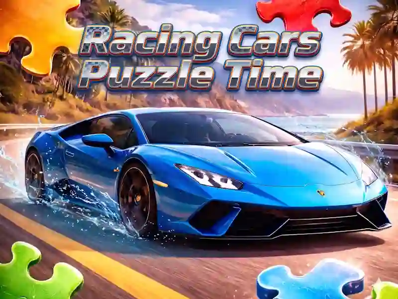 Игра Racing Cars Puzzle Time онлайн