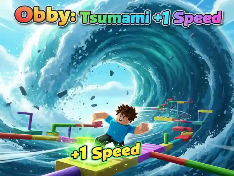 Игра Obby: Цунами +1 скорост онлайн