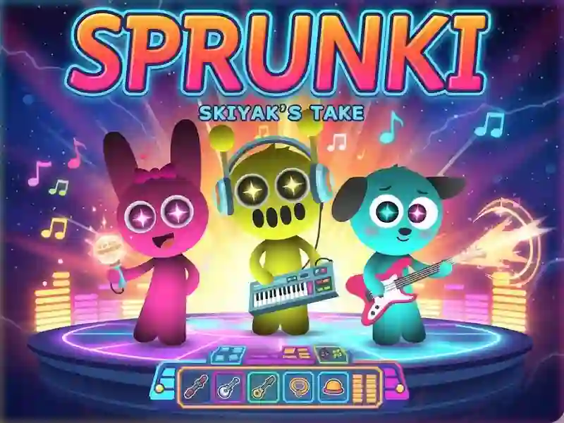 Игра Sprunki Shift: Гледката на Skiyak онлайн