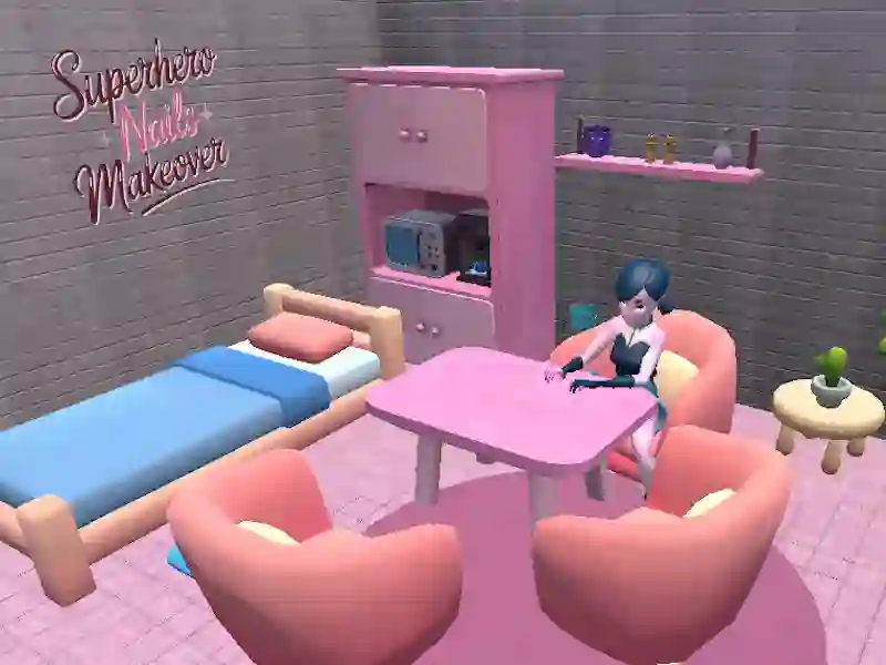 Игра Преобразяване на ноктите на супергерой онлайн