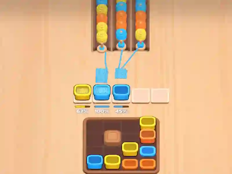 Игра Сортиране на прежда по цвят онлайн