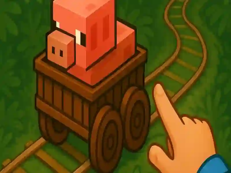 Игра Животно на релсите! онлайн