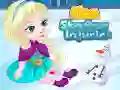 Игра Контузии на Елза при каране на лед онлайн
