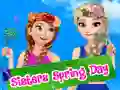 Игра Пролетен ден на сестрите онлайн