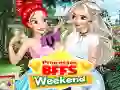 Игра Уикенд на най-добрите приятелки на принцесите онлайн