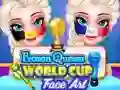 Игра Замръзналата кралица: Световната купа за изкуство на лицето онлайн