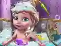 Игра Забавление за детски душ на Ледената кралица онлайн Игра Забавление за детски душ на Ледената кралица онлайн