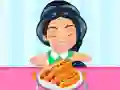 Игра Конкурс за ядене на хот-догове на принцесата онлайн
