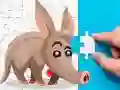 Игра Предизвикателство с Пъзел Аардварк онлайн Игра Предизвикателство с Пъзел Аардварк онлайн