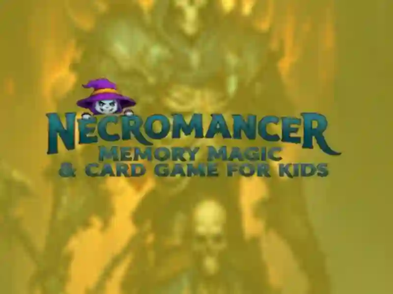 Игра Магия на паметта и игра с карти за деца: Necromancer онлайн