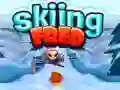 Игра Ски с Фред онлайн Игра Ски с Фред онлайн