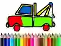 Игра Обратно в училище: Оцветяване на камиони онлайн