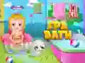 Игра Спа баня на бебе Хейзъл онлайн