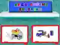 Игра Лего Камиони Оцветяване онлайн