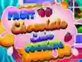 Игра Приготвяне на плодова шоколадова торта онлайн