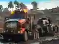 Игра Пъзел с камиони в калта онлайн Игра Пъзел с камиони в калта онлайн