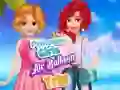 Игра Пътуване на принцеси с балон онлайн
