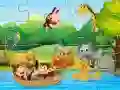 Игра Пъзел с животни онлайн Игра Пъзел с животни онлайн