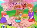 Игра Весенни цветя на череша онлайн Игра Весенни цветя на череша онлайн