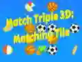 Игра Среща Тройка 3D: Съвпадащи Плочки онлайн Игра Среща Тройка 3D: Съвпадащи Плочки онлайн