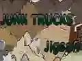 Игра Пъзел с боклукчийски камиони онлайн Игра Пъзел с боклукчийски камиони онлайн