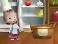 Игра Маша и Мечока: Игра с Пица онлайн