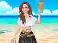 Игра Летня плажна момиче онлайн Игра Летня плажна момиче онлайн