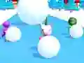 Игра Гигантска Снежна Топка Бягане онлайн Игра Гигантска Снежна Топка Бягане онлайн