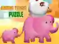 Игра Пъзел на Животинска Кула онлайн