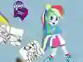 Игра Книга за оцветяване Equestria Girls онлайн