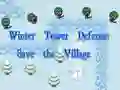 Игра Зимна защита на кула: Спаси селото онлайн