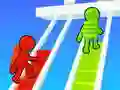 Игра Състезание по стълби 3D онлайн Игра Състезание по стълби 3D онлайн