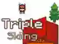 Игра Тройно Скиране 2D онлайн