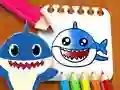 Игра Книга за оцветяване Baby Shark онлайн Игра Книга за оцветяване Baby Shark онлайн