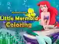 Игра 4GameGround Малката Русалка Оцветяване онлайн