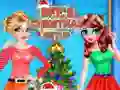 Игра BFF Коледна Облекло онлайн