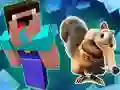 Игра Noob Parkour: Снежната Ера онлайн Игра Noob Parkour: Снежната Ера онлайн