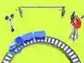 Игра Състезания с влакове 3D - Играй онлайн Игра Състезания с влакове 3D - Играй онлайн