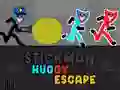 Игра Избягване на Stickman Huggy онлайн Игра Избягване на Stickman Huggy онлайн